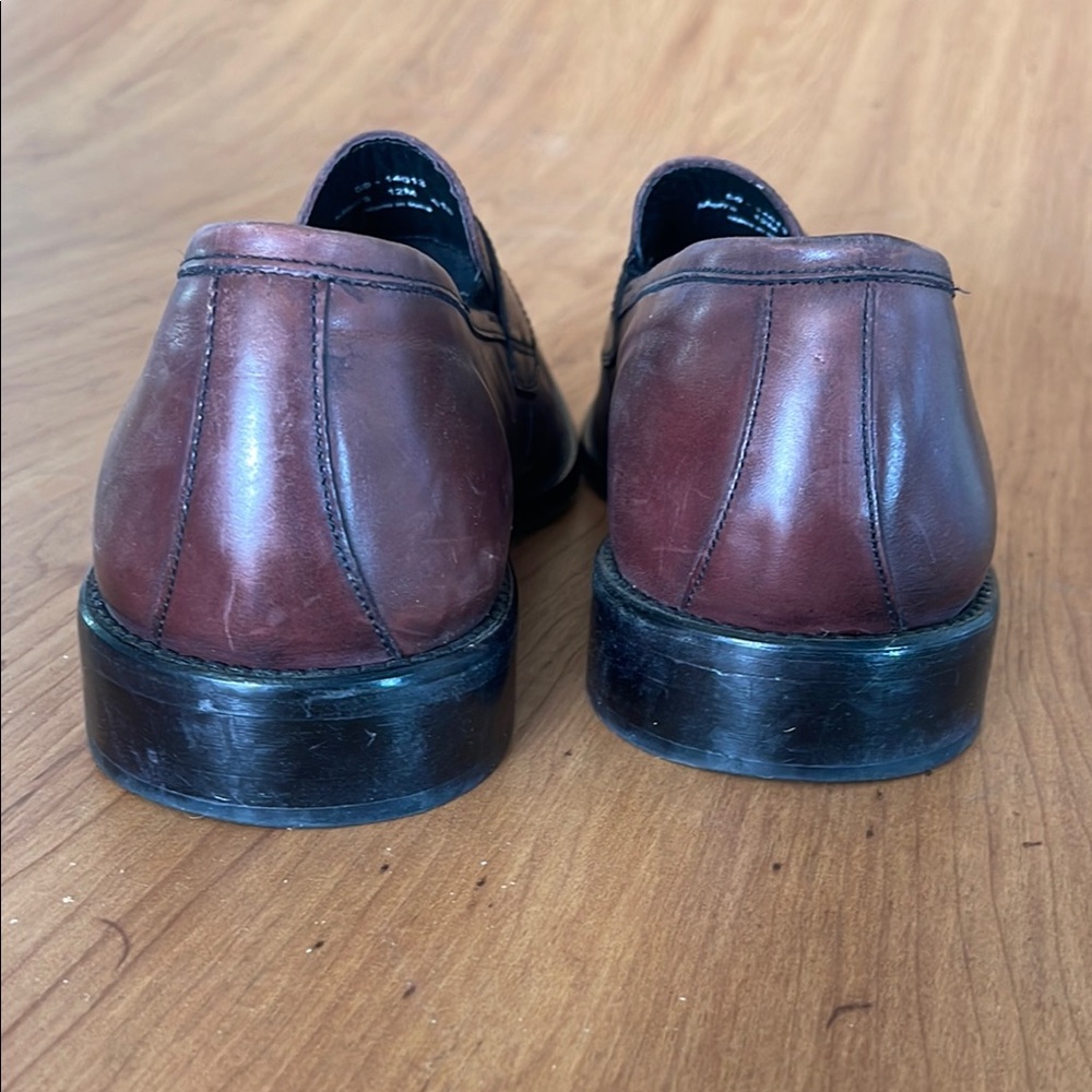 J Murphy Elegant Brown Tassel Loafers size 12 - Picture 6 of 6
